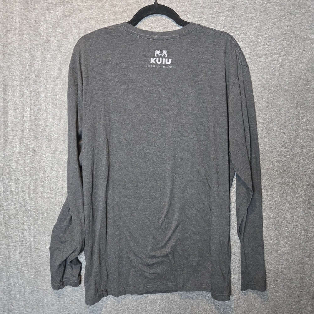 KUIU Mens XL T-shirt Lot Of 2 Ultralight Hunting Long Sleeve Gray - Picture 4 of 11